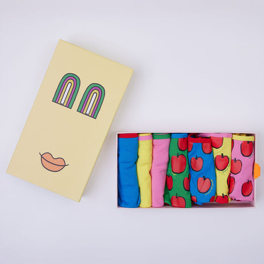 Stella Mccartney Kids 蘋果印花背心 (7件装）