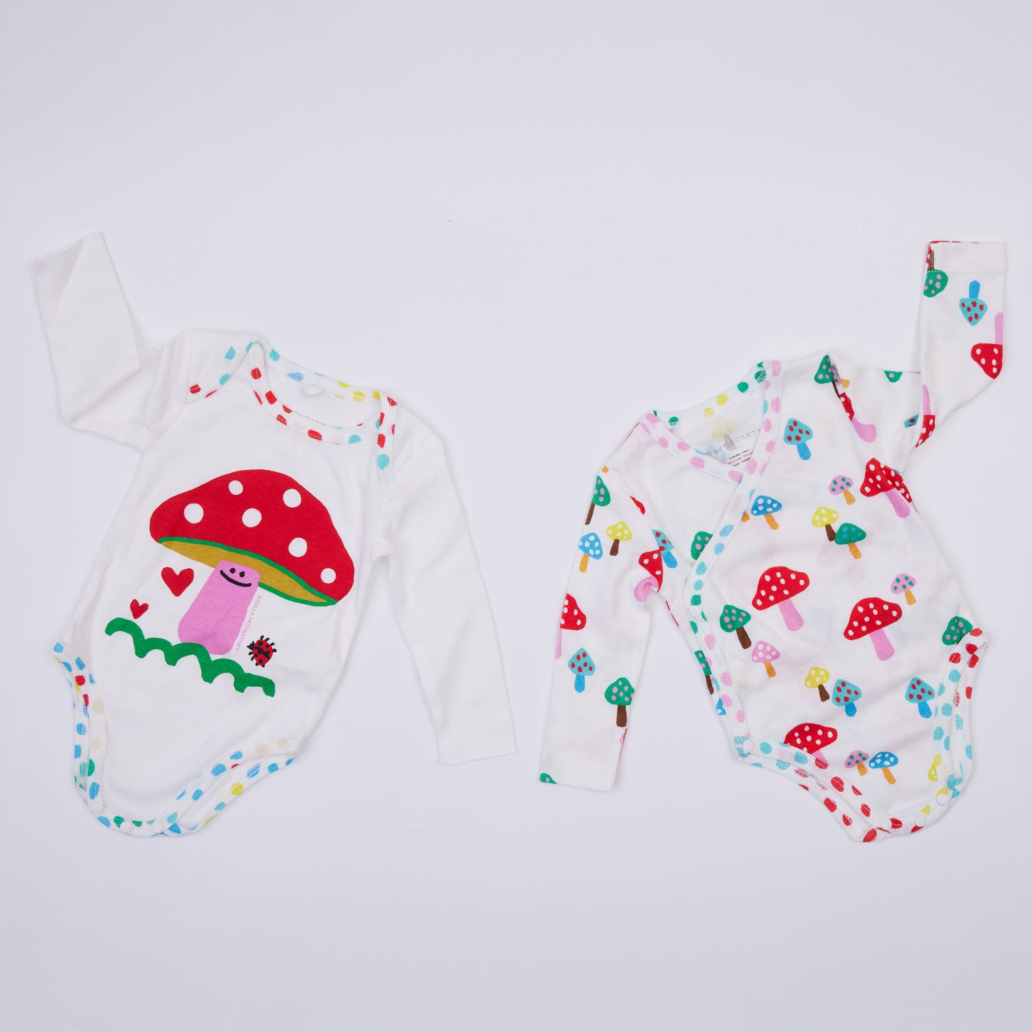 Stella Mccartney Kids 蘑菇圖案連體衣 (2件裝)