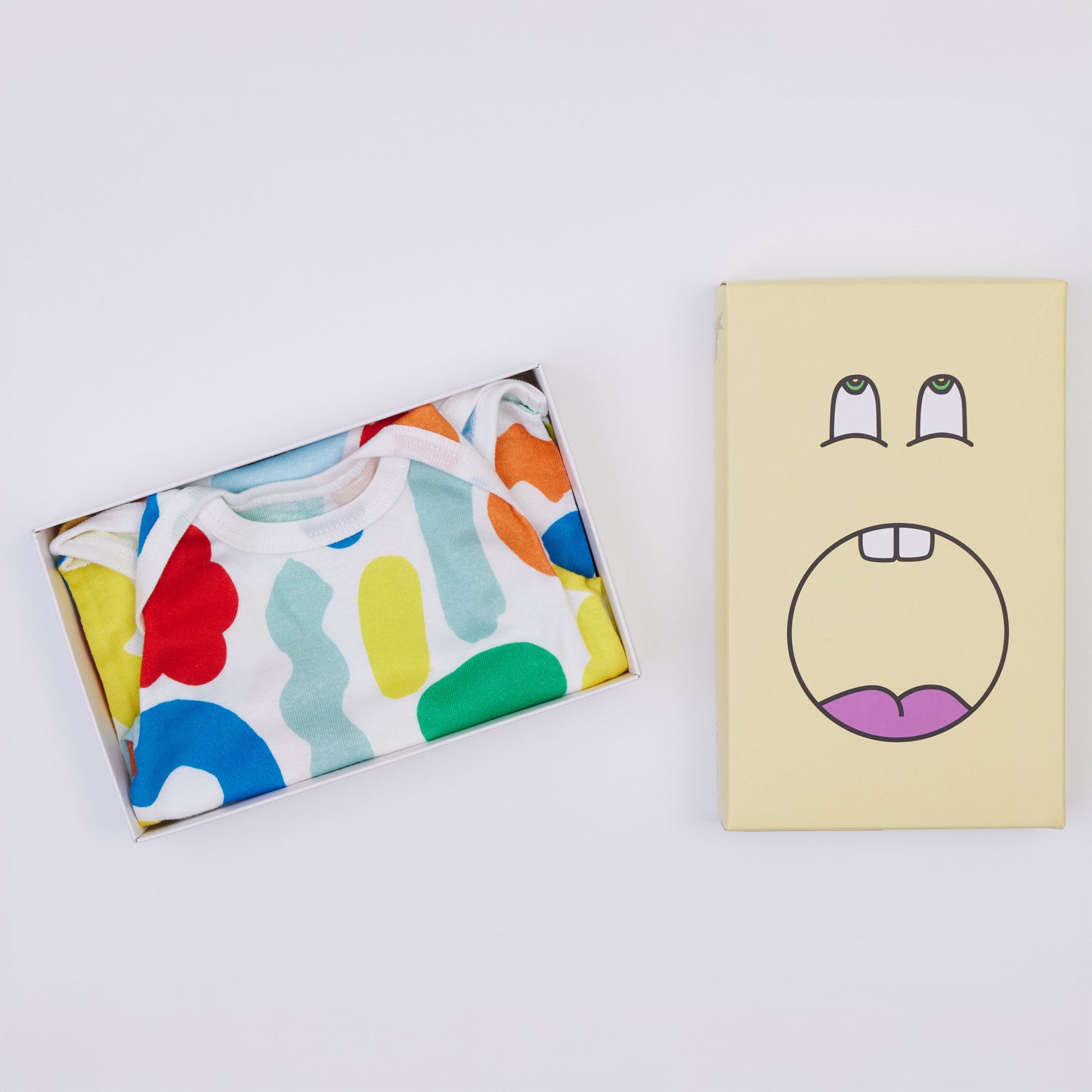 Stella Mccartney Kids 笑臉圖案連體衣 (2件裝)