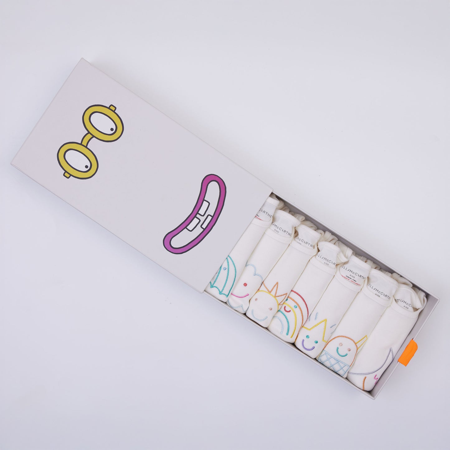 Stella Mccartney Kids 刺綉連體衣 (7件装)